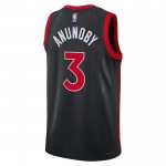 Toronto Raptors Trikot OG Anunoby 3 Jordan 2022-23 Statement Edition Schwarz Swingman - Herren